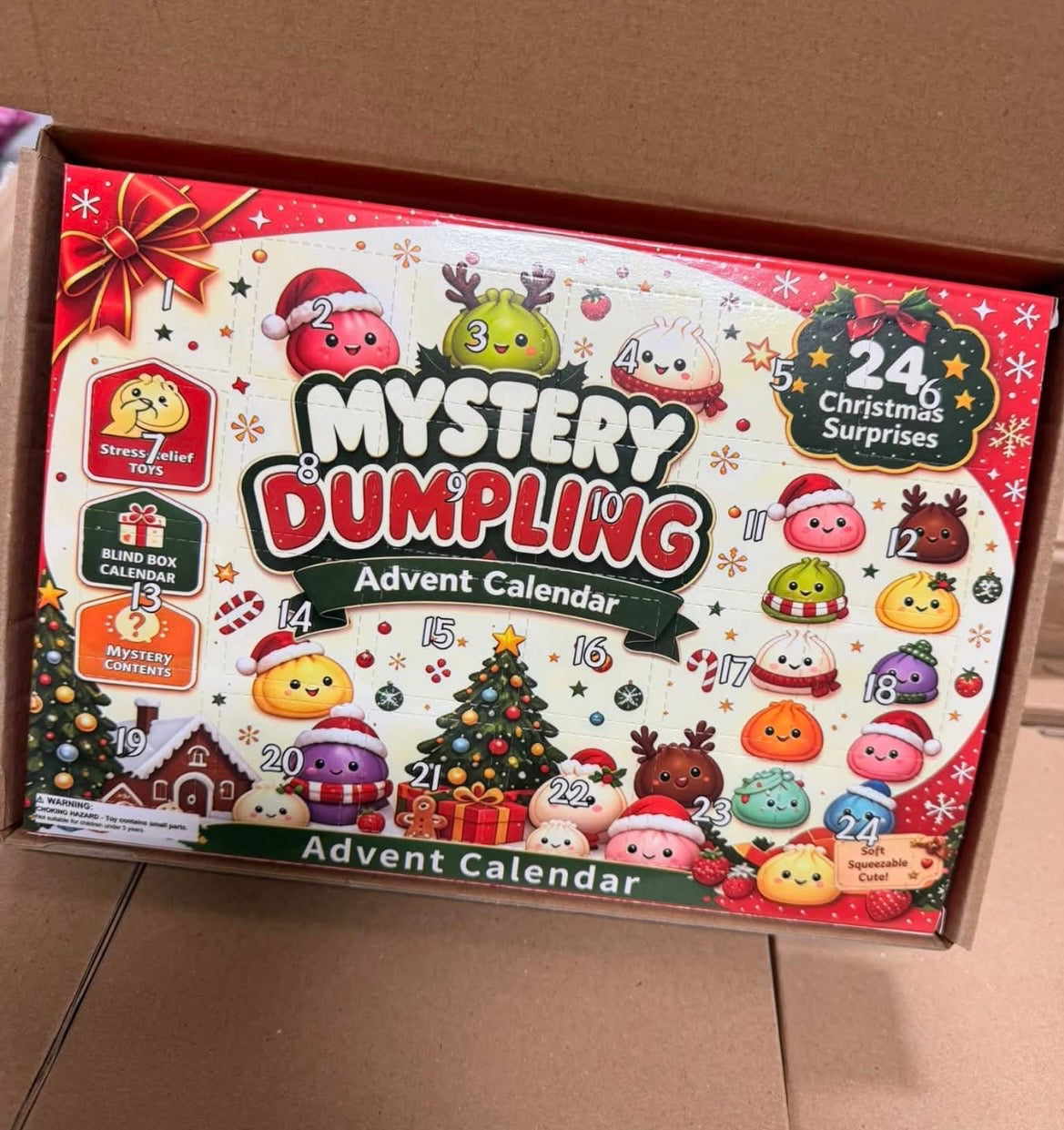 Dumpling advent calendar