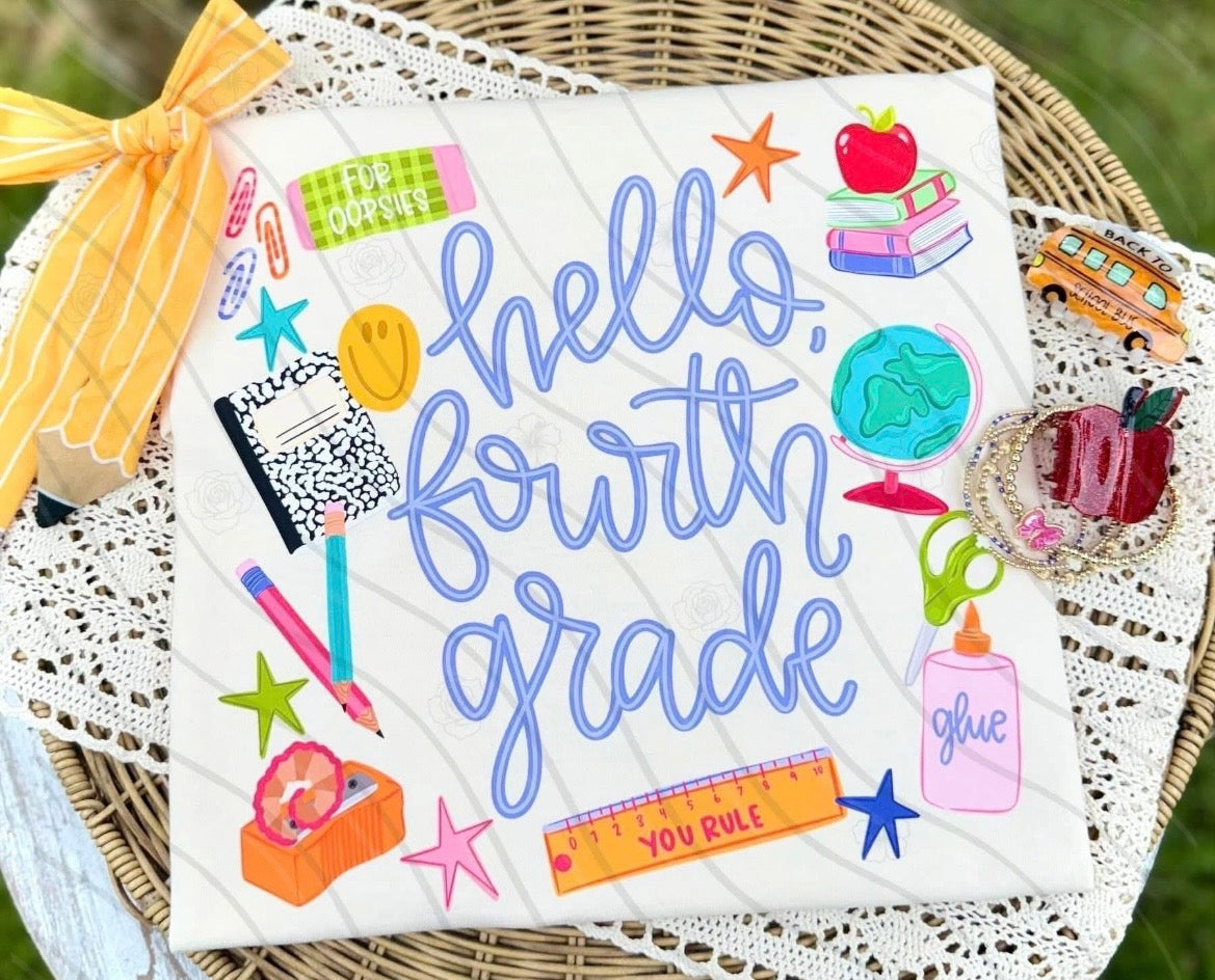 Hello grade level tee
