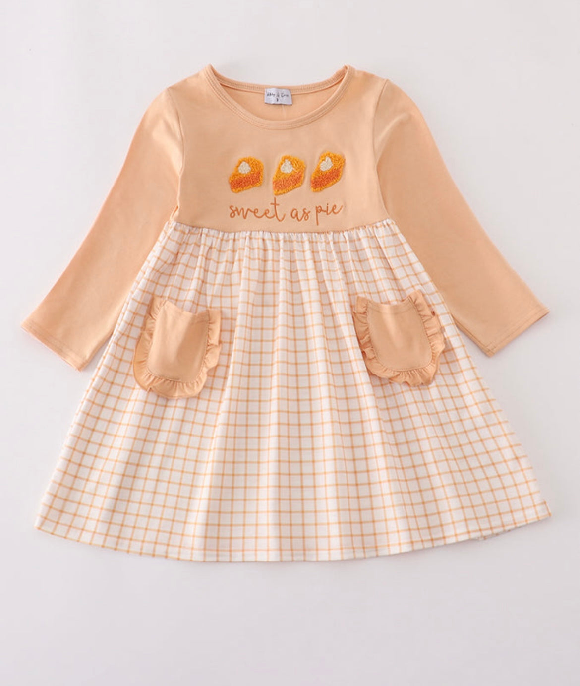 Sweet as pie girls dress
