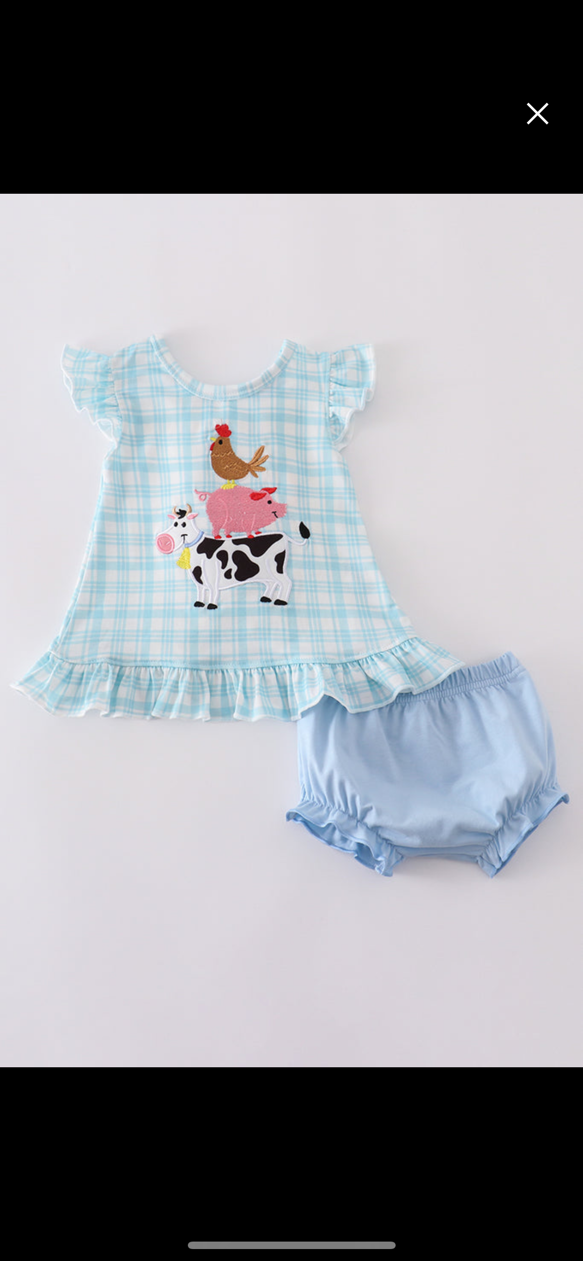 Animal friends bloomer set