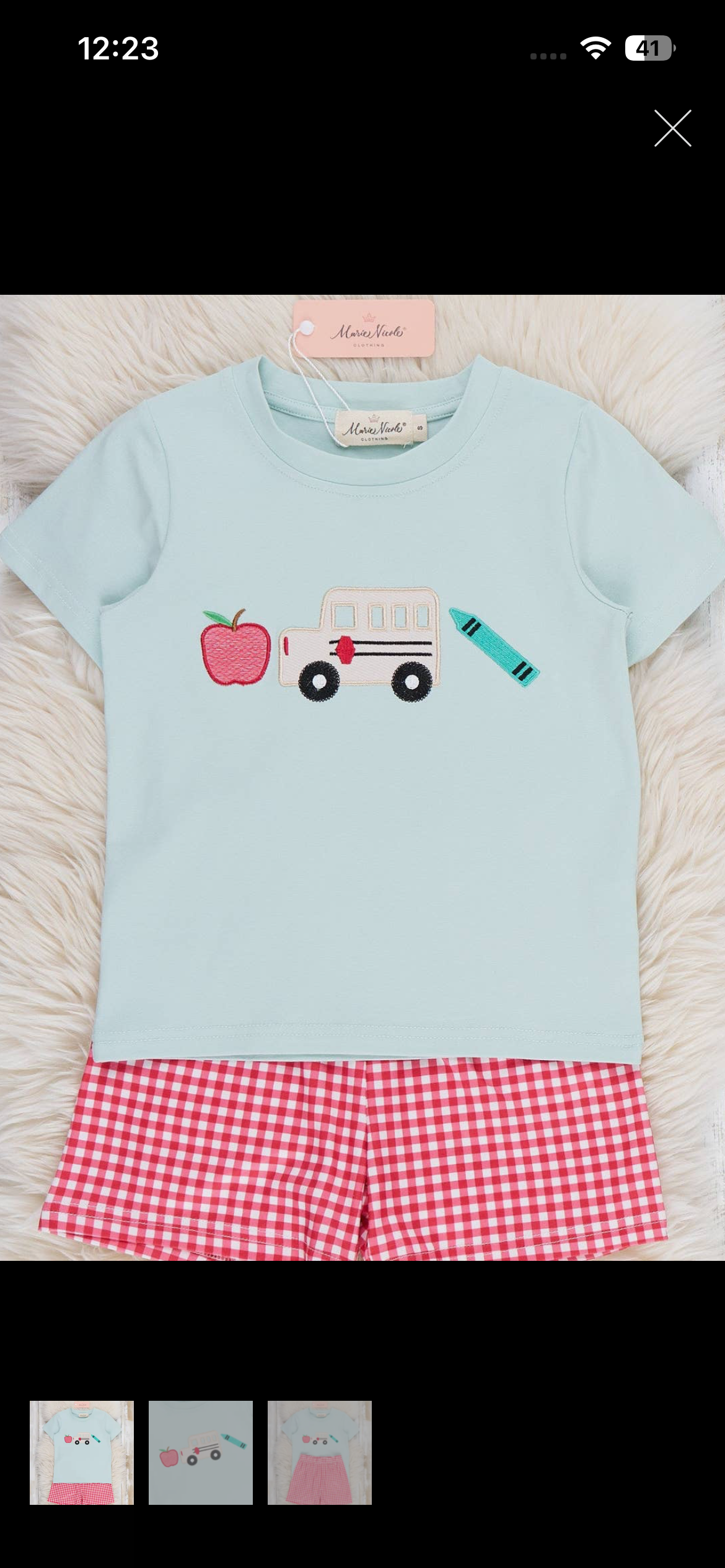 Boys back to school set