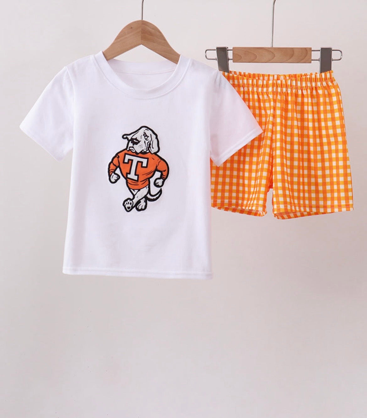 TN vols boy gingham set
