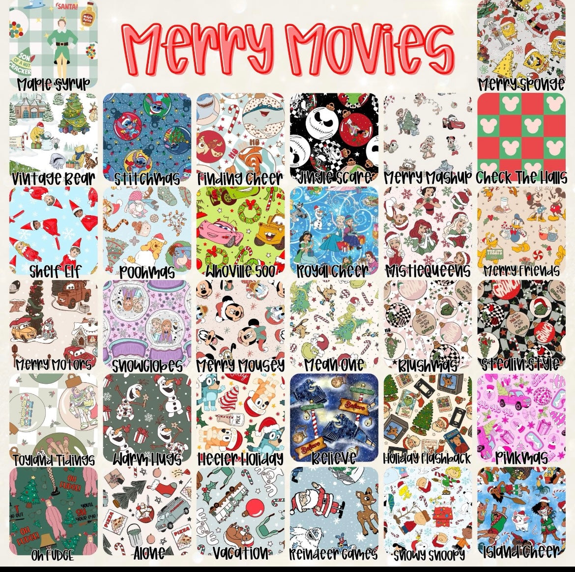 MERRY MOVIES BAMBOO PO