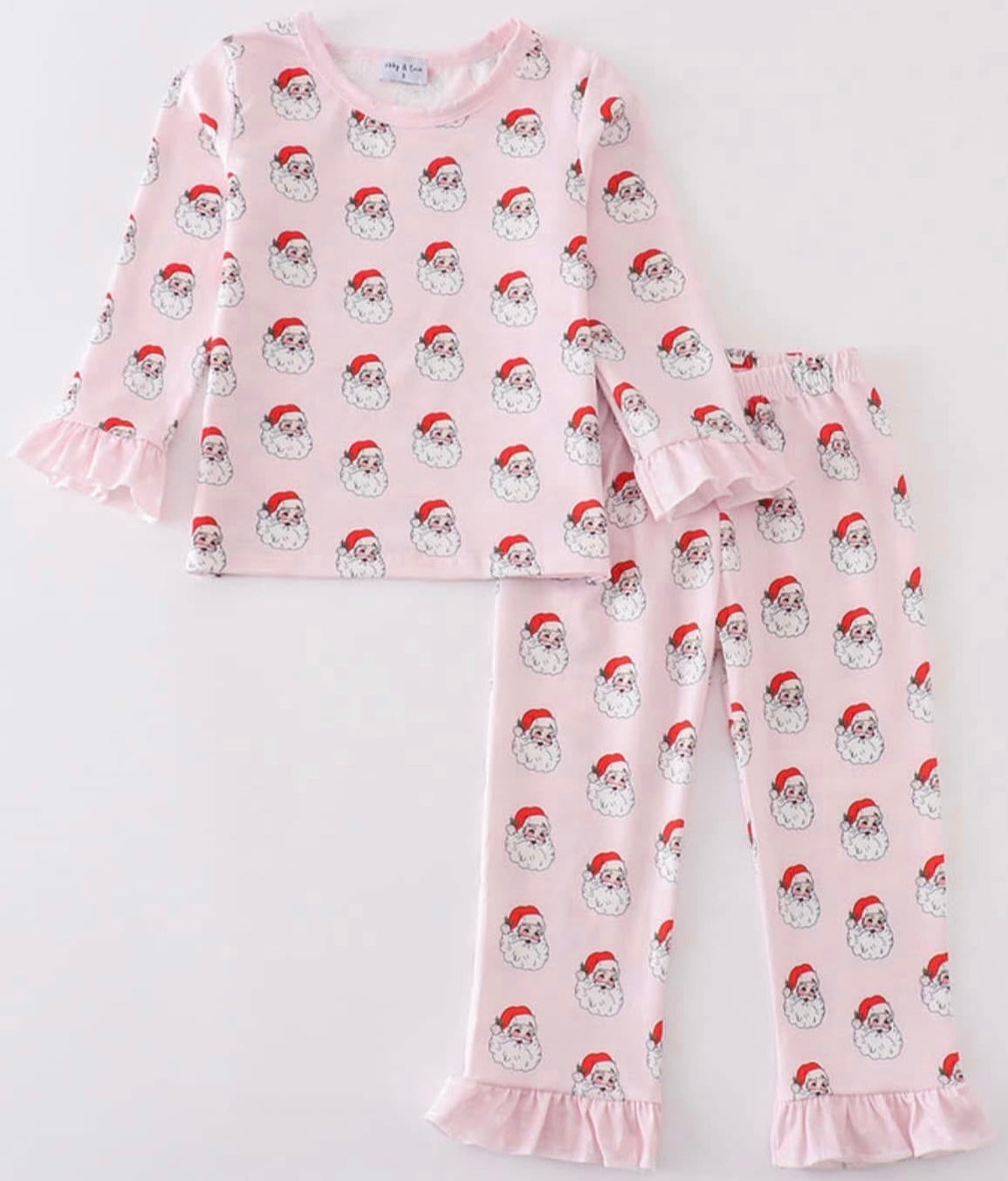 Girls Santa pajama set