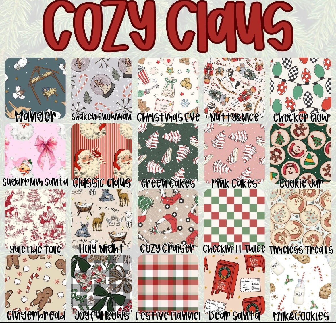 Cozy Claus bamboo PO