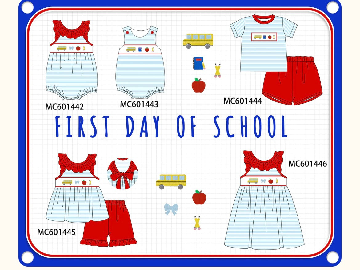 First day of school collection