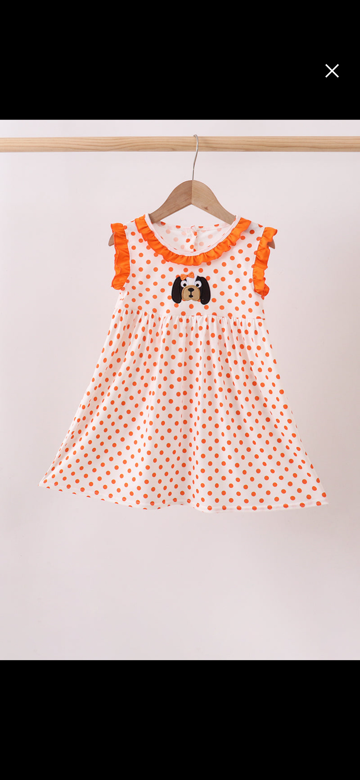 Girls polka dot Smokey dress