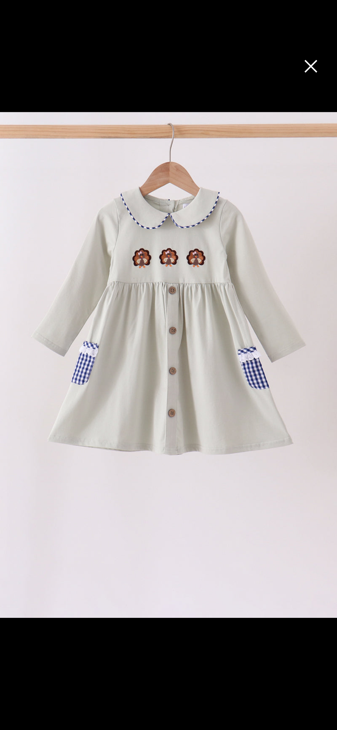 Girls turkey dress