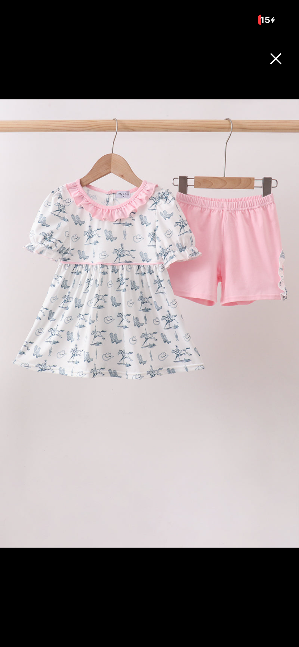 Girls western set