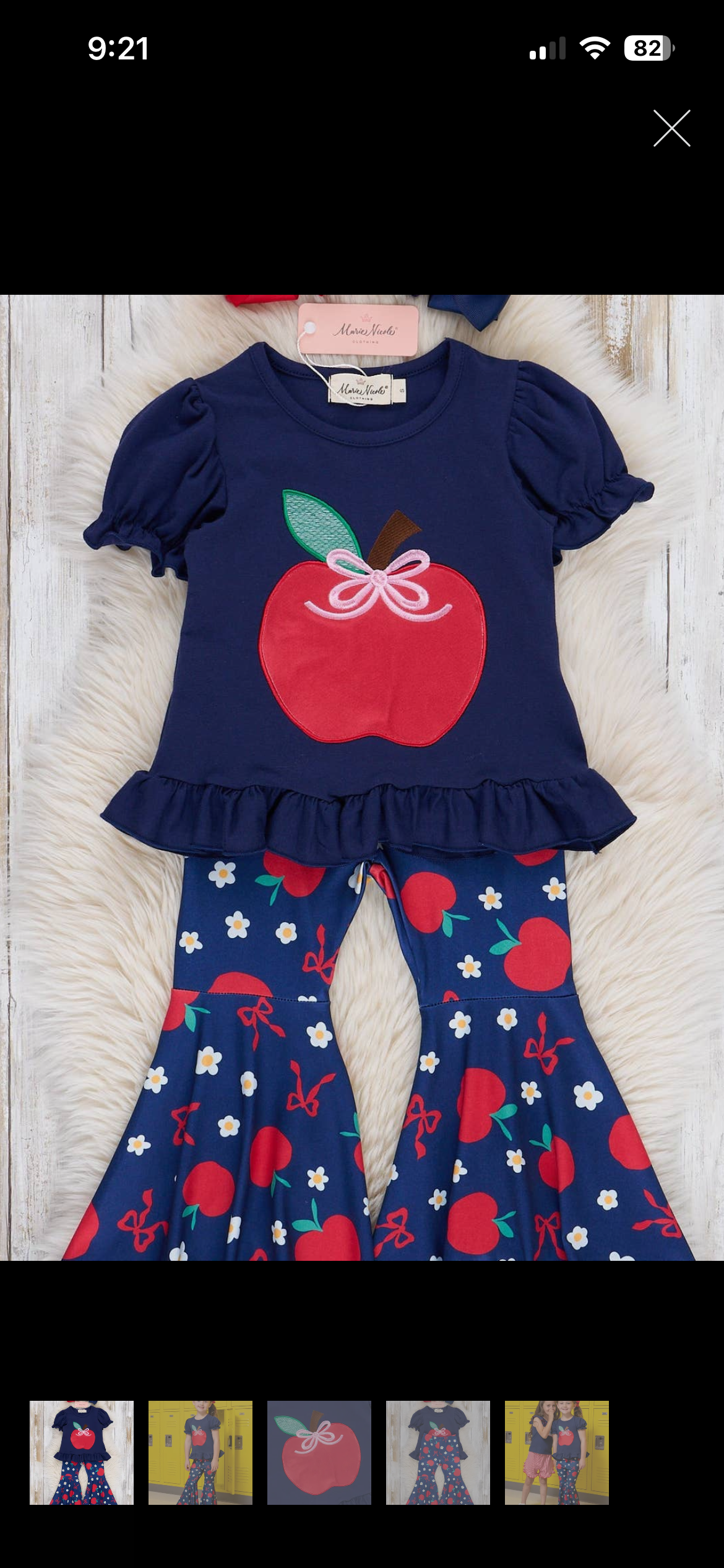 Girls apple set