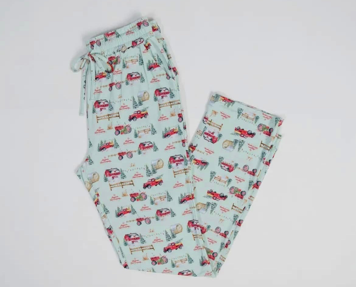 Farm Christmas women’s bamboo pants