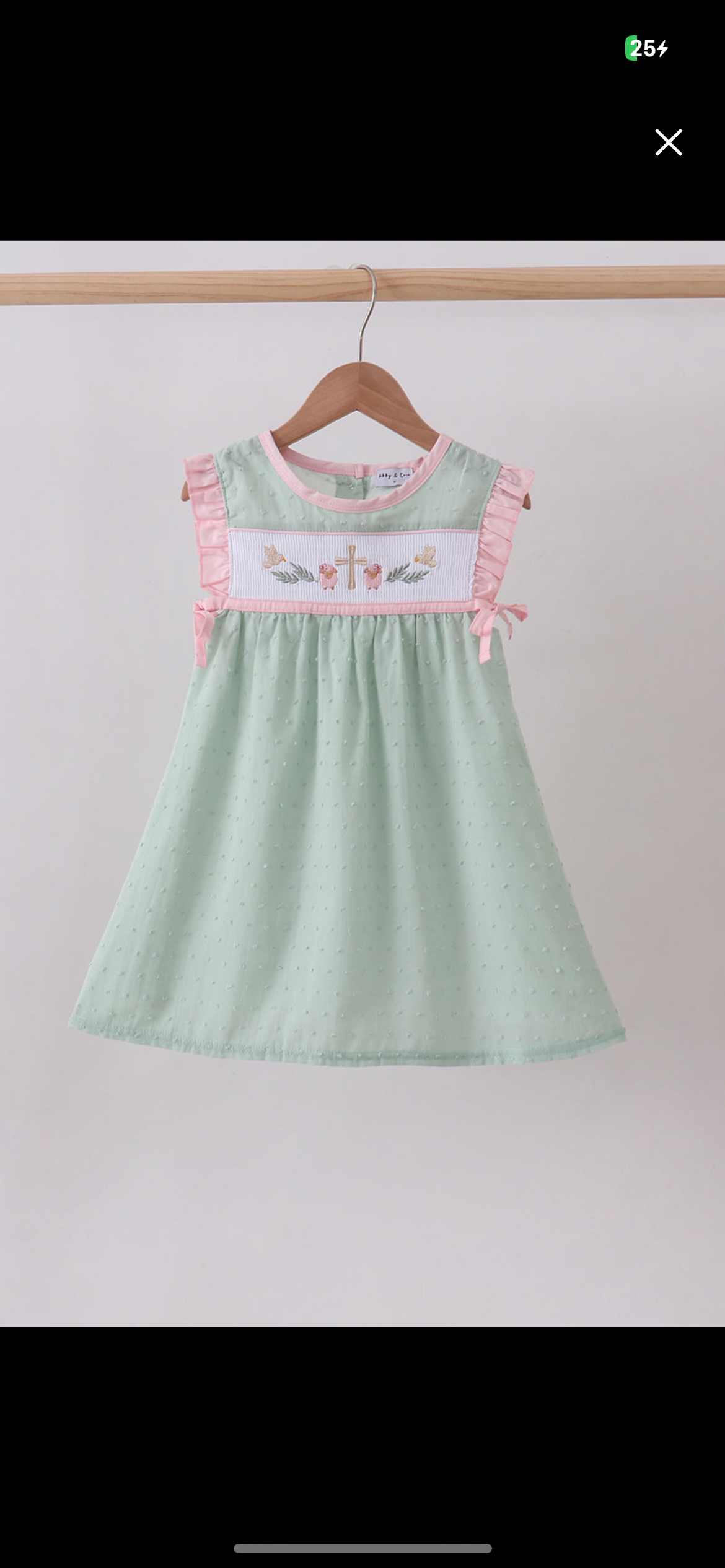 Swiss dot cross dress