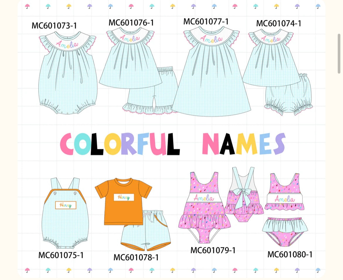 Colorful names