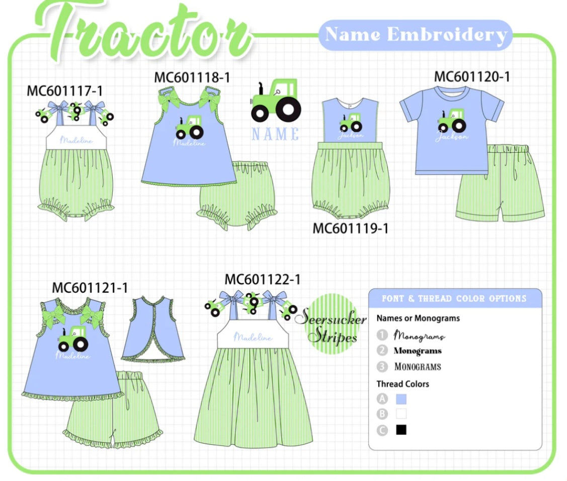 Tractors(no monogram)