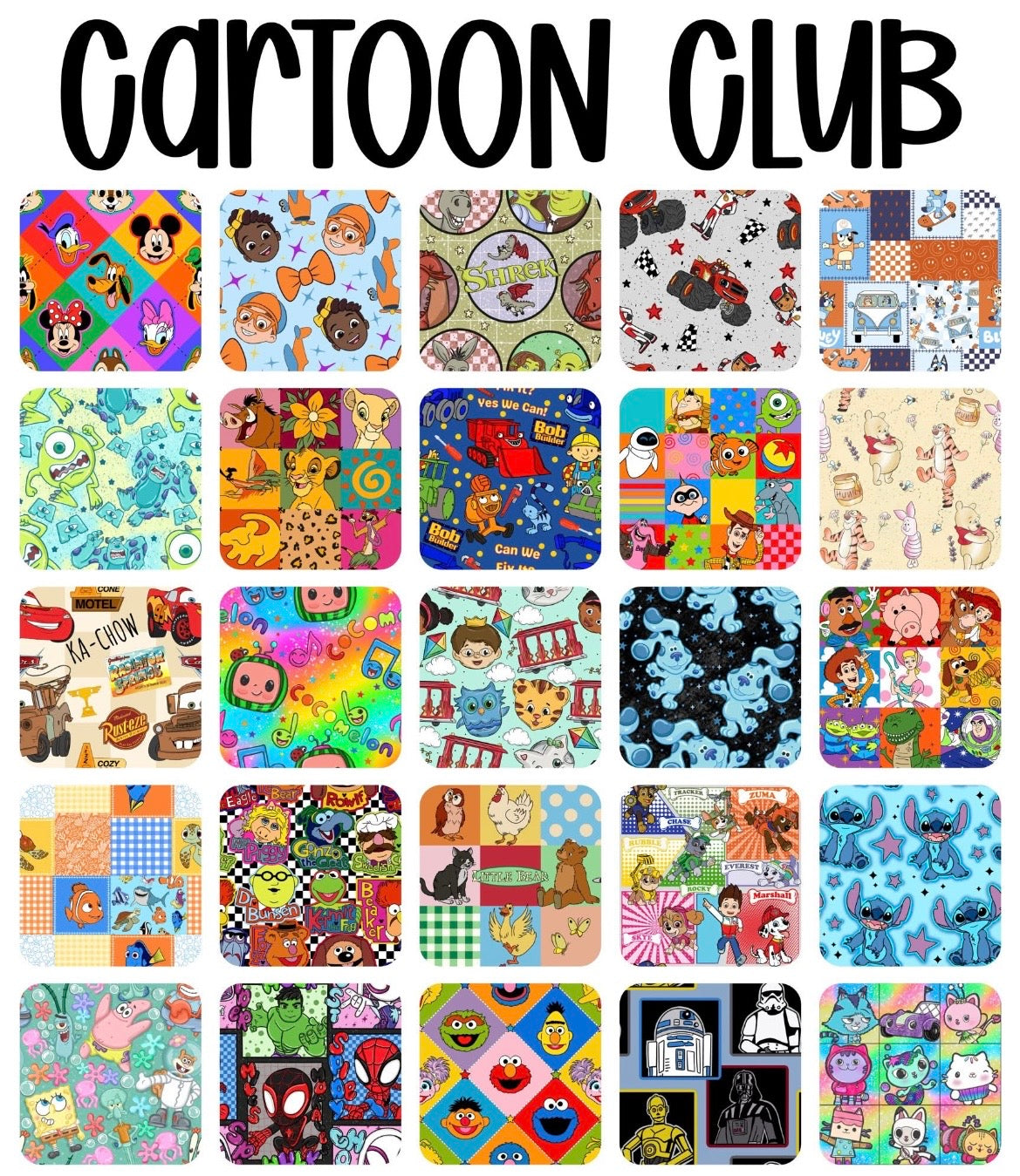 Cartoon club bamboo
