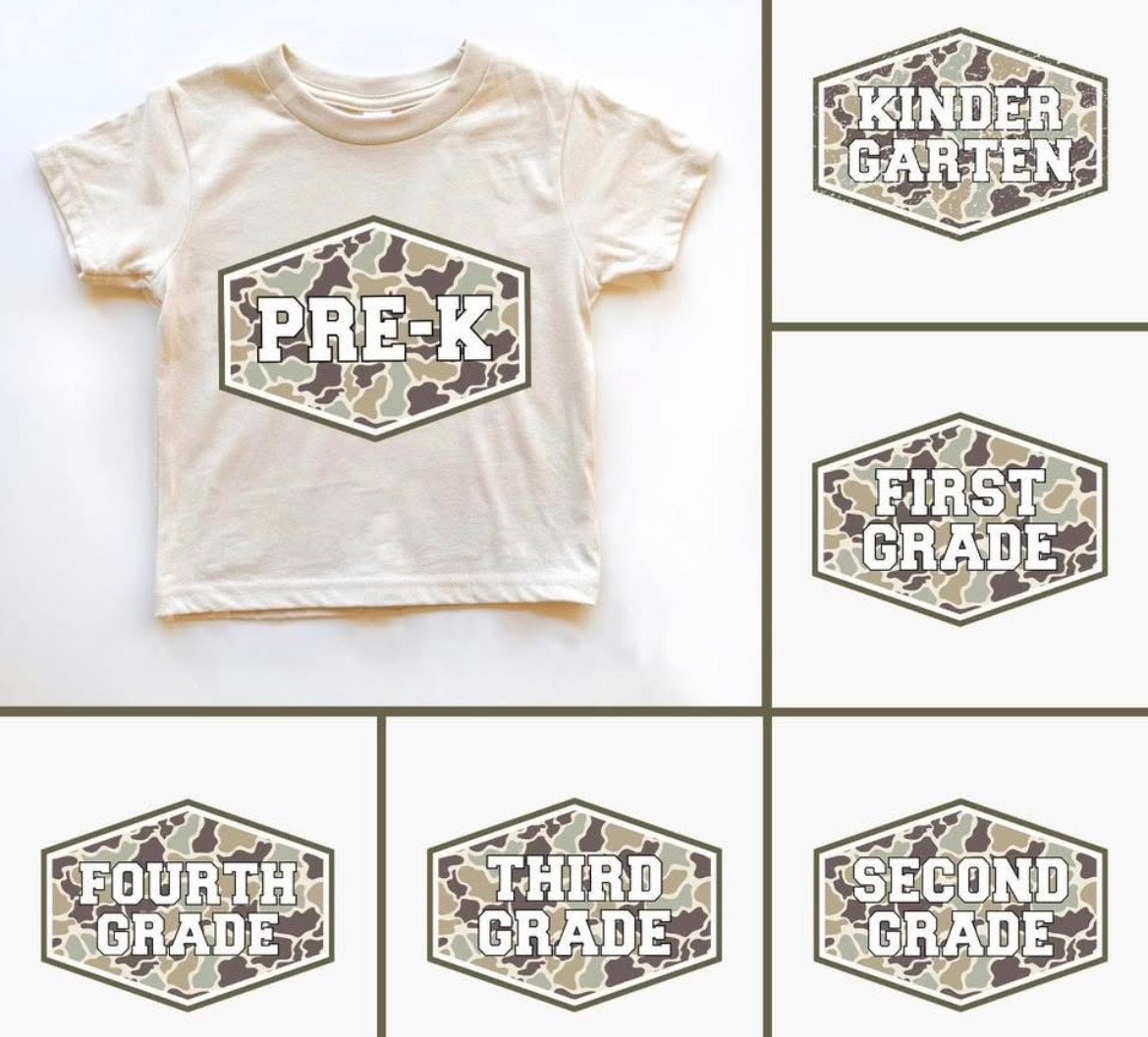 Camo grade tee