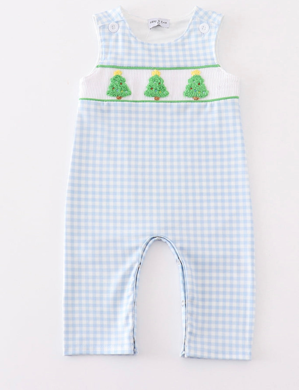 French knot Christmas boys romper