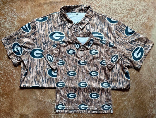Camo game day polos