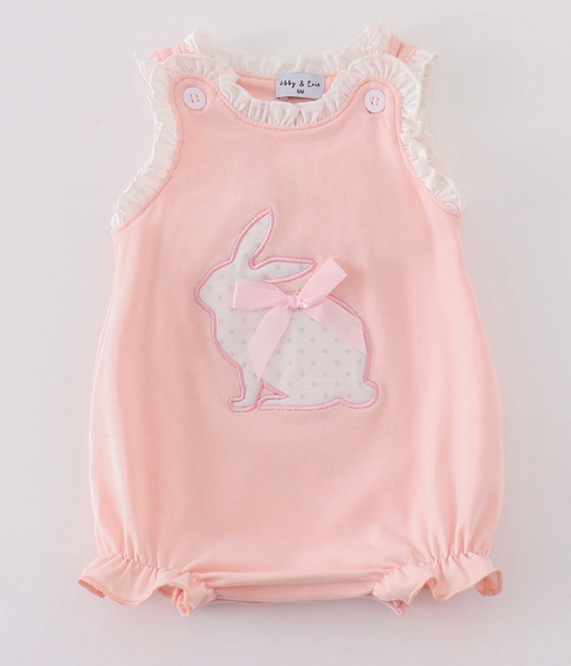 Girls pink rabbit bubble