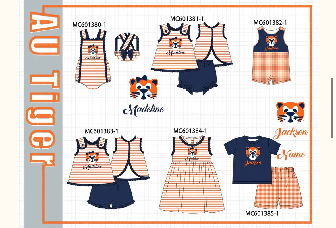 Auburn tiger monogram