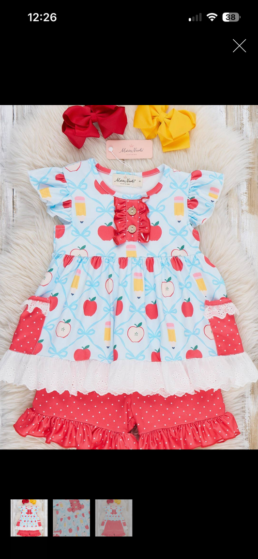 Girls apple set