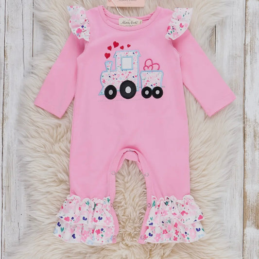 Love delivery floral romper
