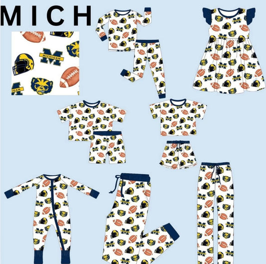 Michigan football bamboo