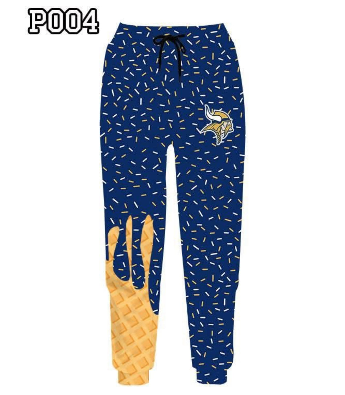 Personalized drip joggers