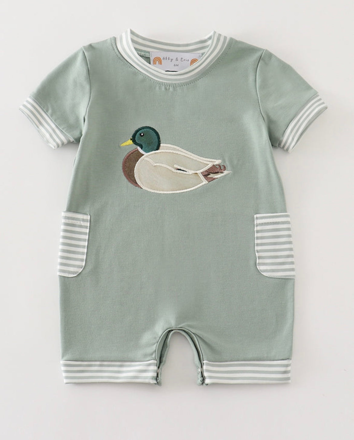 Boys mallard romper