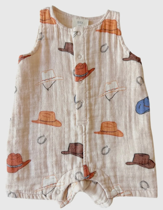 Muslin cloth rompers