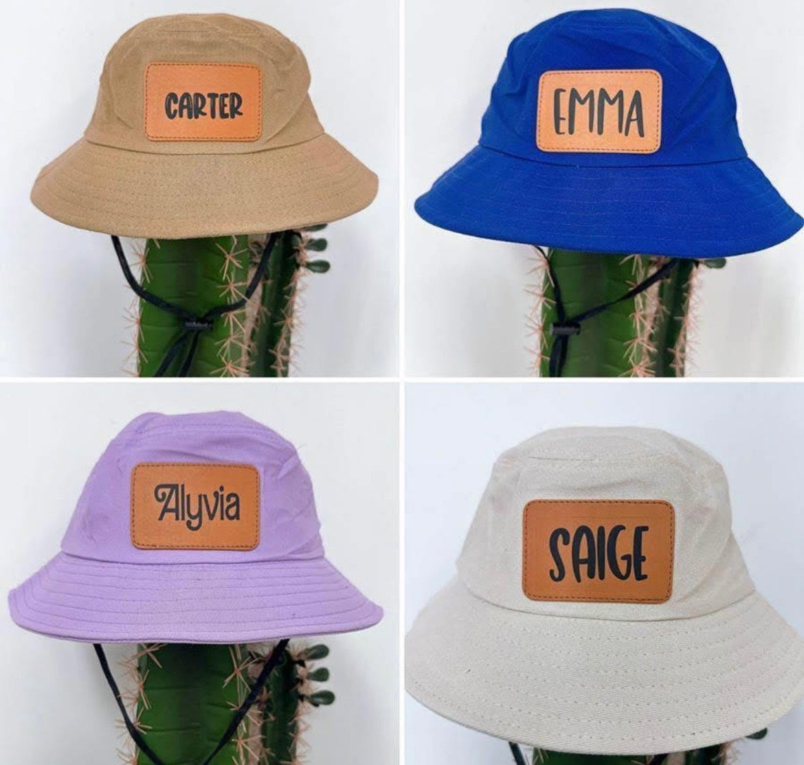Personalized bucket hat