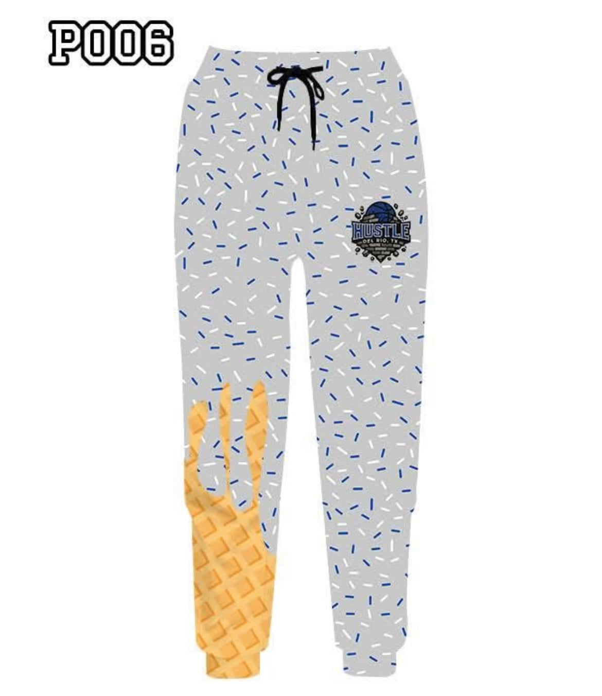 Personalized drip joggers