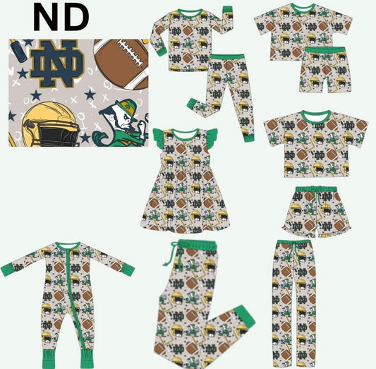 ND football bamboo
