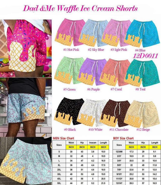Custom drip shorts