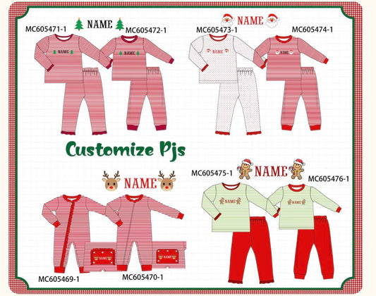 Personalized Christmas PJs
