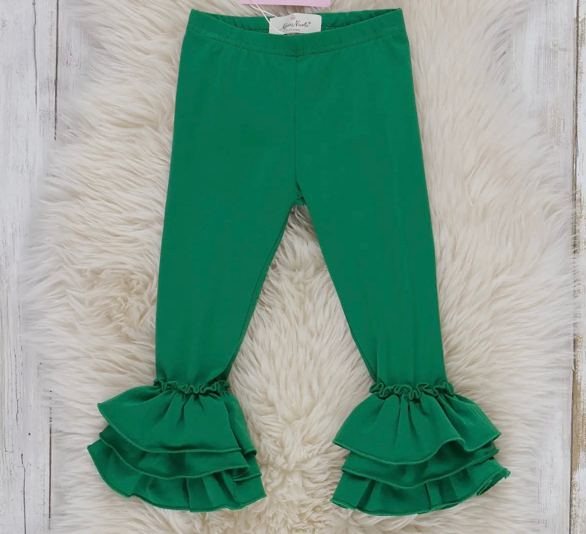 Basic ruffled leggings