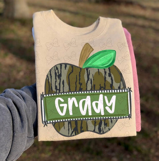 Apple name tee