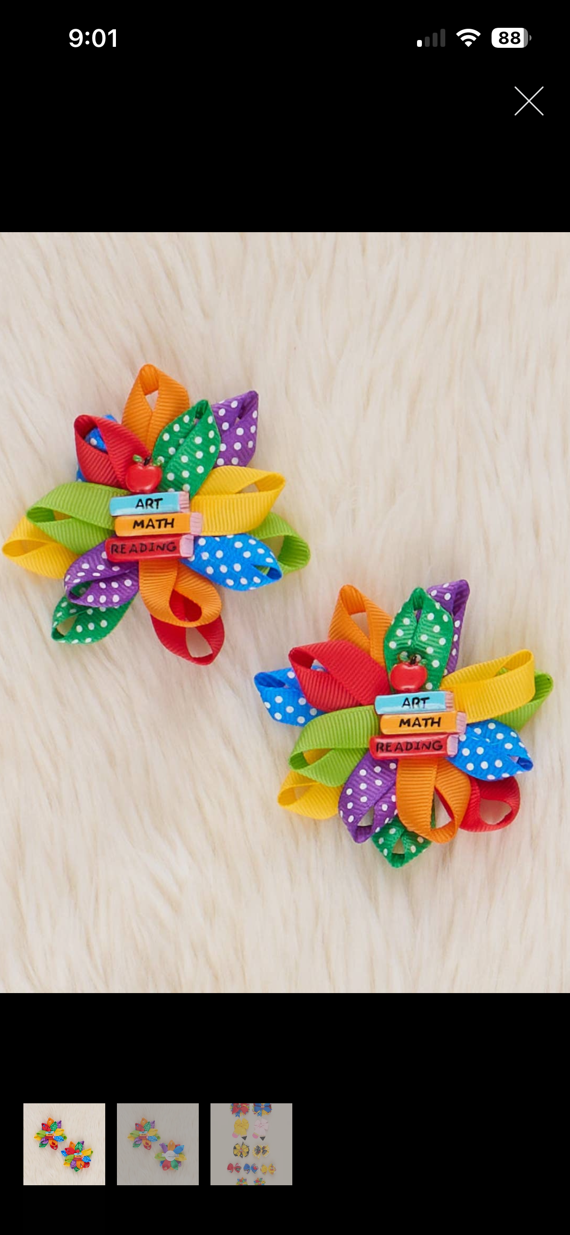 Back to school bow