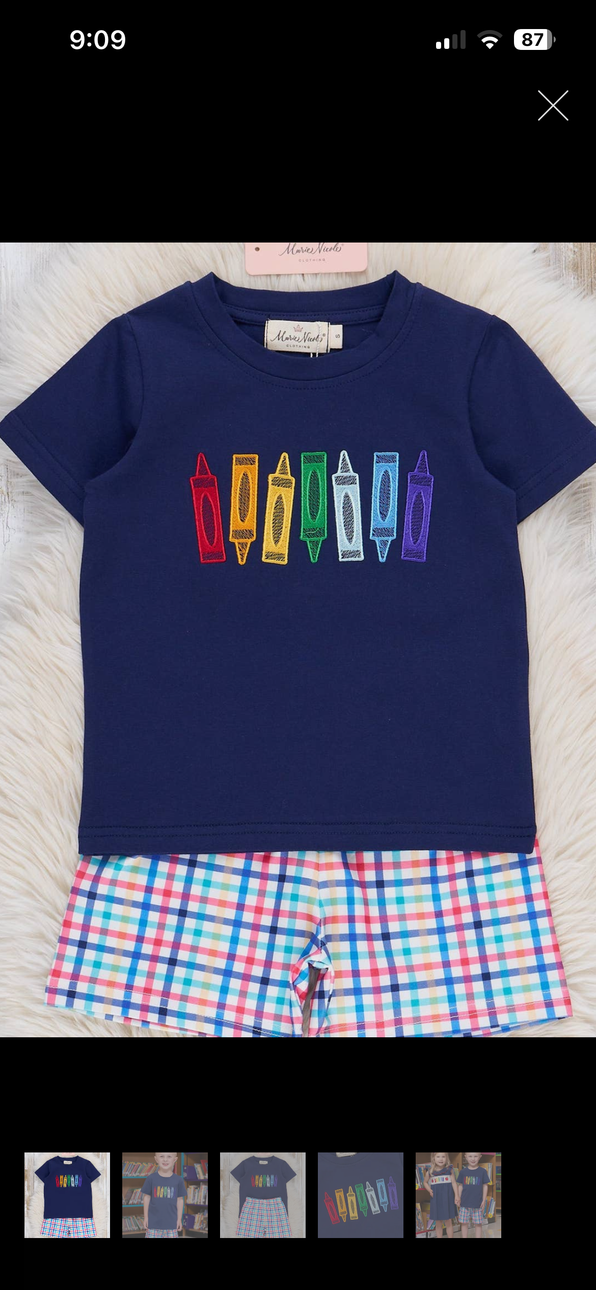Boys back to school set