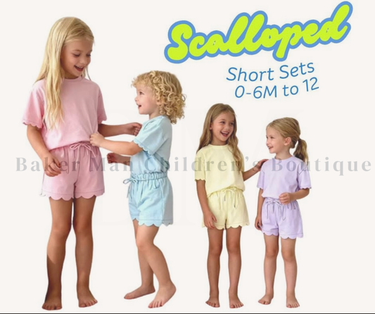 Scalloped spring sets