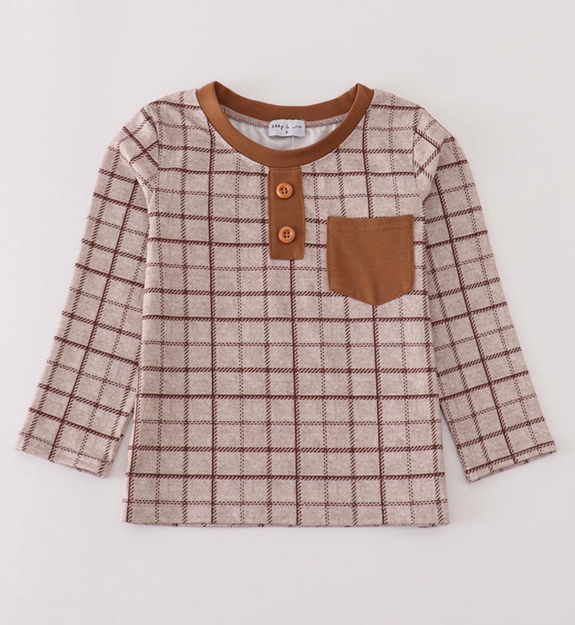 Brown plaid collection
