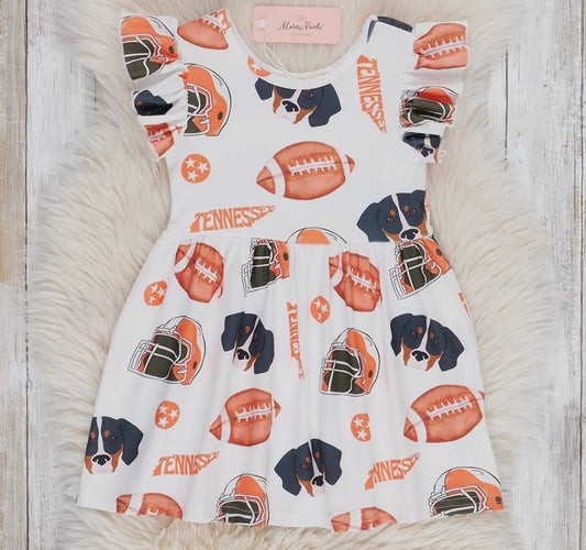 Girls TN flutter swing dress