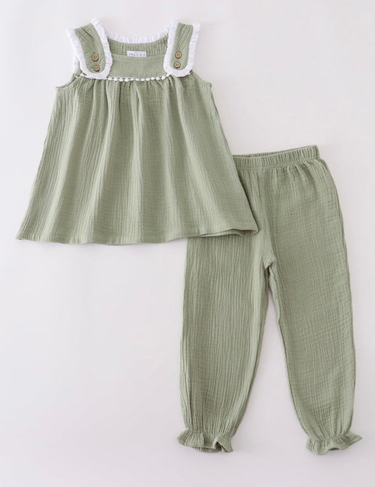 Girls Muslin cloth set