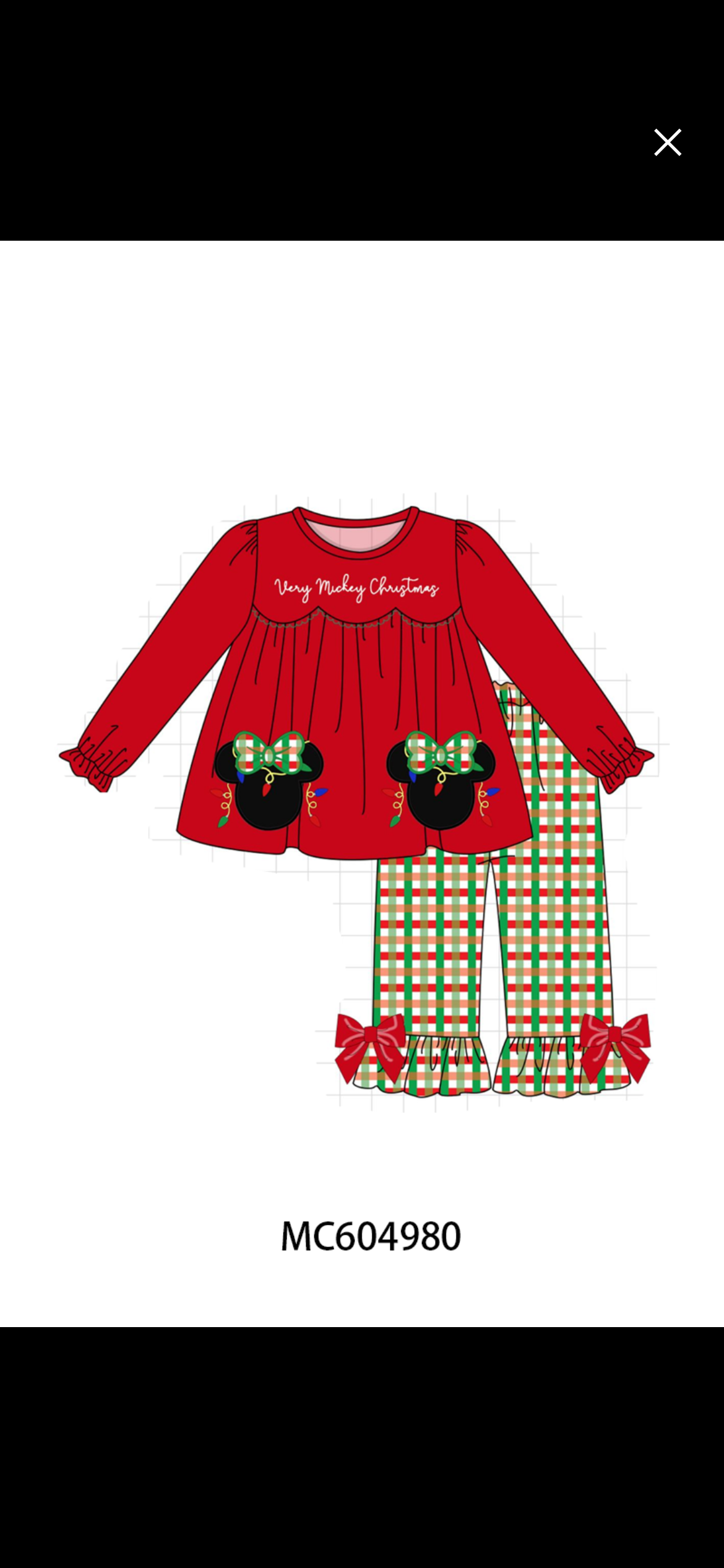 Mickey Christmas set