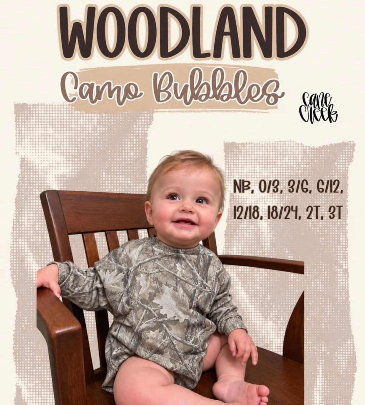 Camo mockneck bubble