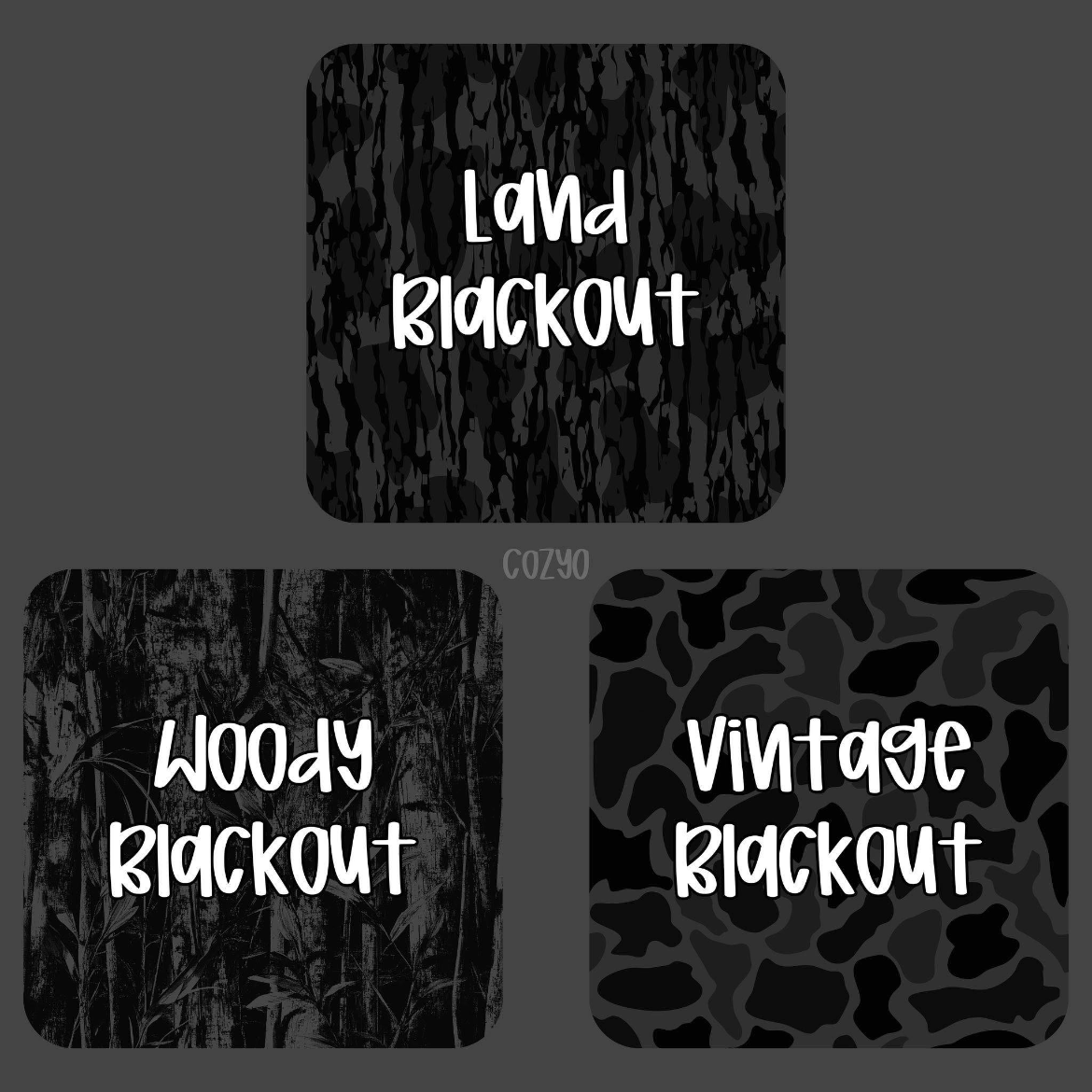 Men’s blackout camo gameday hoodie