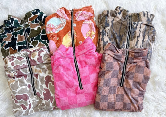 Kids Sherpa pullovers