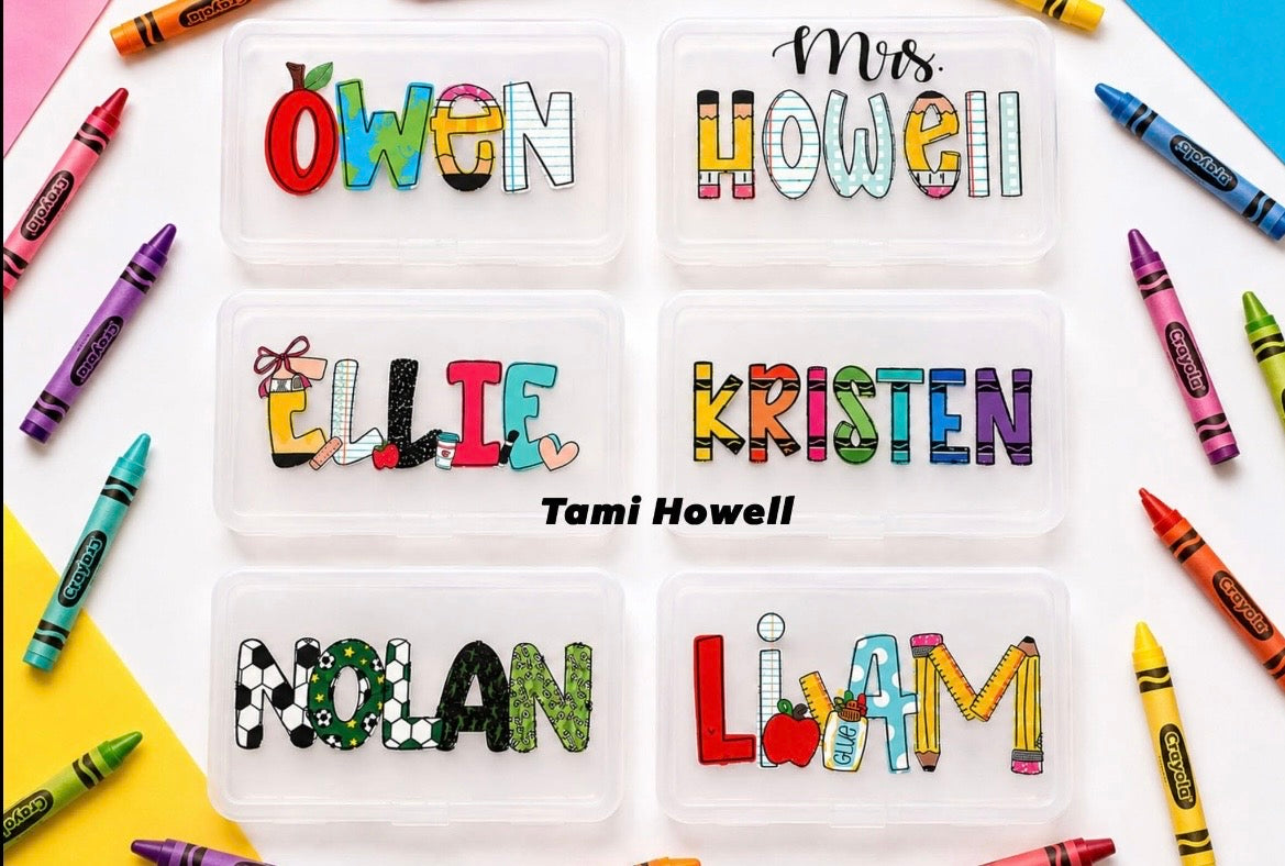 Personalized back to school