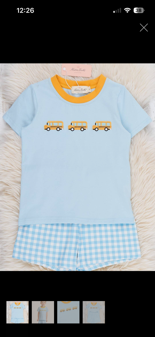 Boys school bus set
