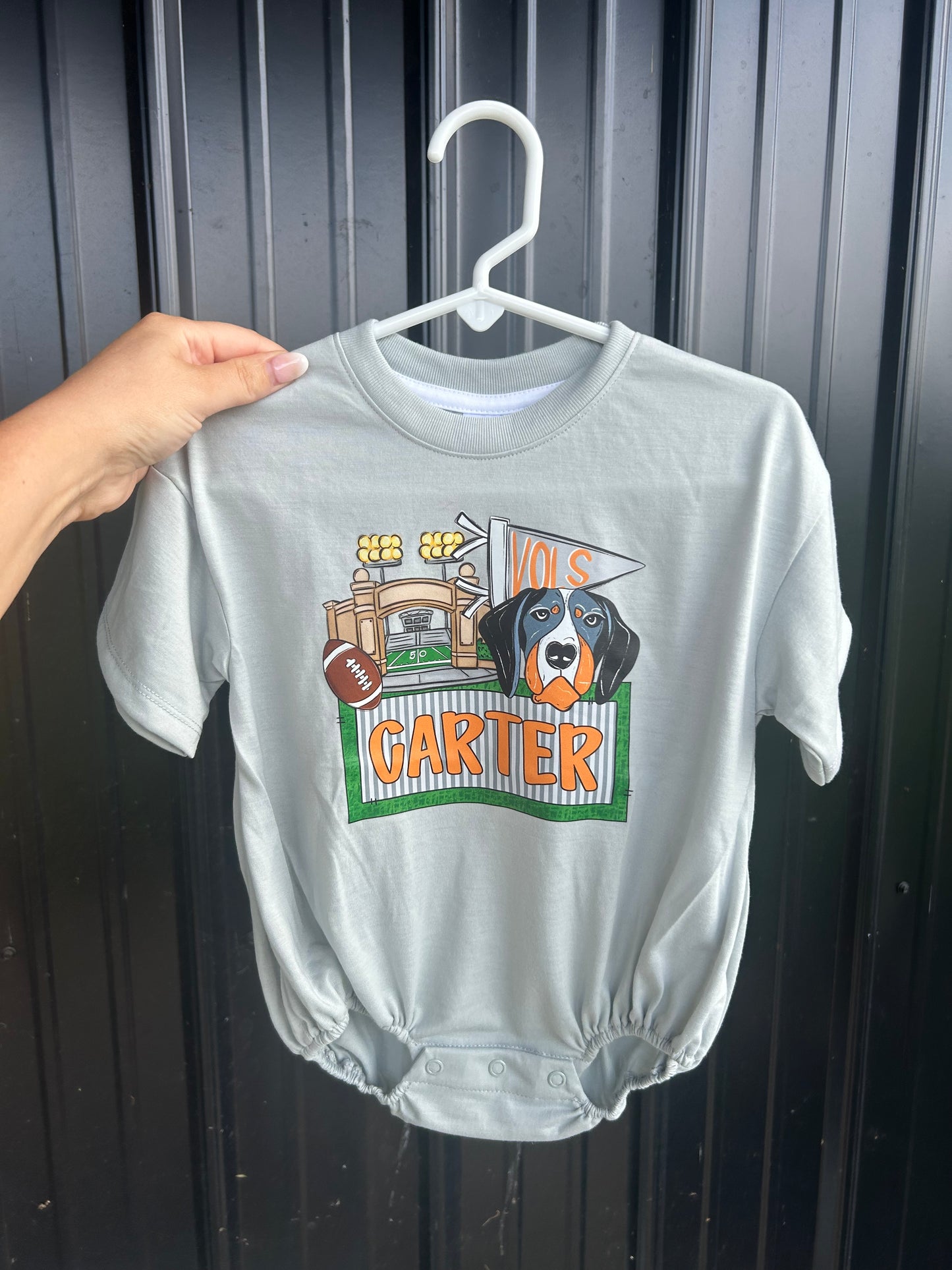 Custom gameday baggy bubble